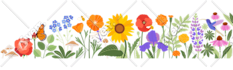 design elegant botanical illustration composition