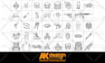 design custom vector illustrations, character and anime style art