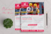 design a corporate business flyer, poster, PDF, and marketing materials