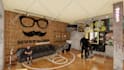 design a barbershop and rendering