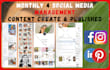 be your social media manager, content creator and do digital marketing
