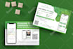 design eddm business mailer or postcard flyer and business fliers