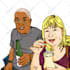 draw a great cartoon portrait or scene