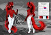 fursona ref sheet detailed, furry ref