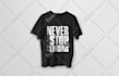 do an eye catching typography tshirt design
