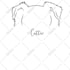 draw your pets ear outline