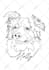 draw a minimalist pet remembrance line art from photo