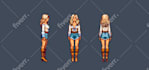 make pixel art character from photos or original character