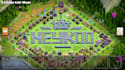 design your name in clash of clans base using walls