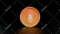 design 3d cryptocurrency bitcoin blockchain token technology crypto coin logo