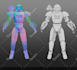 create vr chat avatar, vr character, 3d character model, vroid model, vtuber