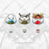 draw twitch custom sub, bit, cheer badges in cute style
