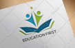 design childcare, education kids, children logo