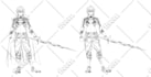 draw a manga character design