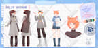 draw a reference sheet for your furry or character vtuber