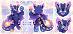 draw a reference sheet for your furry character