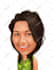 make digital portrait caricature from your photo
