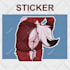 make furry stickers for u