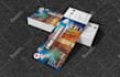 design a colorful event ticket