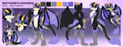 create a furry fursona reference sheet
