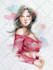 draw an artistic abstract digital watercolor from your photo