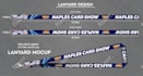 do custom modern lanyard design, ribbon design