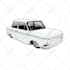 make your car into a funny car illustration cartoon