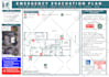 design fire exit and emergency evacuation plan, maps,diagram