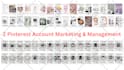design 1000 pins and 100 boards as organic pinterest marketing manager