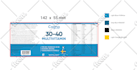 design peptide label, vial label, and product label design
