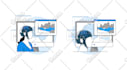 design vector illustrations and icons for web and mobile