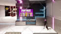 3d interior design lounge, bar, night club, cafe, restaurant