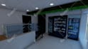 do realistic interior, exterior for your cafe, shops, kiosk and more