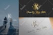 design clever monogram initial letters logo