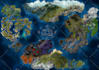 illustrate a detailed fantasy map in 4k for your rpg, book, and games