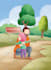 create whimsical children book illustration