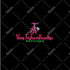 do glitter hair salon eyelash boutique fashion beauty logo