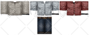 create you detailed hand drawn roblox clothing
