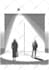 digital sketch architecture and interior design, concept art