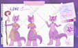 draw a reference sheet for your furry or character vtuber