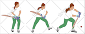 draw exercise, workout, yoga, medical, pose or etc manual guide illustrations