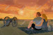 paint a squiggly yet amazing custom landscape scenery art