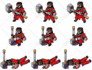 create pixel art character sprites for video games