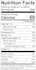create a compliant nutrition facts panel