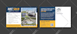 do real estate postcard, direct mail eddm, flyer, leaflet design