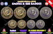design custom sub badges or emotes for your twitch channel