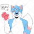draw furry sticker pack