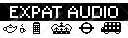 create simple pixel art logo and titles