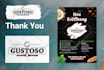 design restaurant menu, food menu, flyer menu