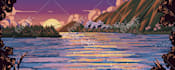 create a professional pixel art background, scenery, illustration